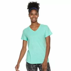 Women's Tek Gear® Essential Short Sleeve Tee -Tek Gear store 3090387 Palm Waters Heather