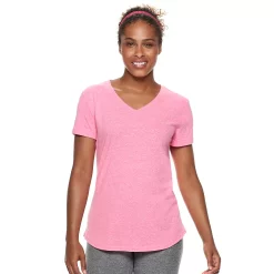 Women's Tek Gear® Essential Short Sleeve Tee -Tek Gear store 3090387 Retro Pink Heather