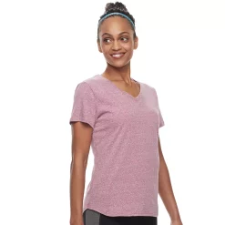 Women's Tek Gear® Essential Short Sleeve Tee -Tek Gear store 3090387 Rose Trellis Heather