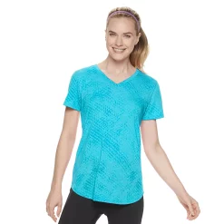 Women's Tek Gear® Essential Burnout Tee -Tek Gear store 3090912 Burnout Blue Print