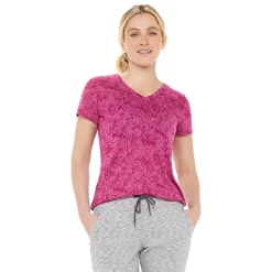 Women's Tek Gear® Essential Burnout Tee -Tek Gear store 3090912 Burnout Deep Pink