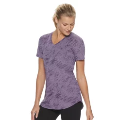 Women's Tek Gear® Essential Burnout Tee -Tek Gear store 3090912 Burnout Medium Purple