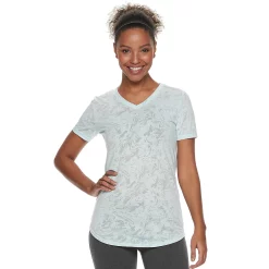 Women's Tek Gear® Essential Burnout Tee -Tek Gear store 3090912 Burnout Soft Blue