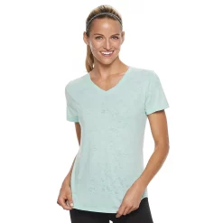 Women's Tek Gear® Essential Burnout Tee -Tek Gear store 3090912 Marble Palm Waters