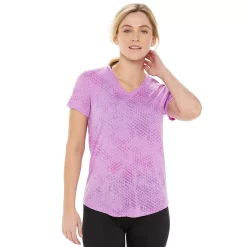Women's Tek Gear® Essential Burnout Tee -Tek Gear store 3090912 Medium Purple