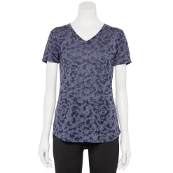 Women's Tek Gear® Essential Burnout Tee -Tek Gear store 3090912 New Navy Burnout