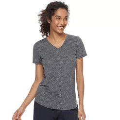 Women's Tek Gear® Essential Burnout Tee -Tek Gear store 3090912 Speckled Gray
