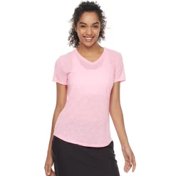 Women's Tek Gear® Essential Burnout Tee -Tek Gear store 3090912 Speckled Pink