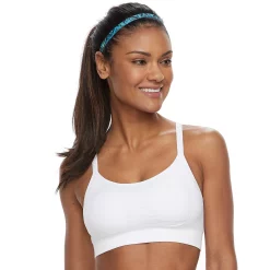 Tek Gear® Seamless Low-Impact Sports Bra -Tek Gear store 3280289 White
