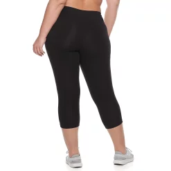 Plus Size Tek Gear® Essential High-Waisted Capri Leggings -Tek Gear store 4215123 ALT3