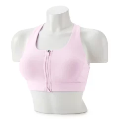 Tek Gear® Zip-Front Medium-Impact Sports Bra 36 Tek Gear® Zip-Front Medium-Impact Sports Bra -Tek Gear store 4657353 Adoring Lilac