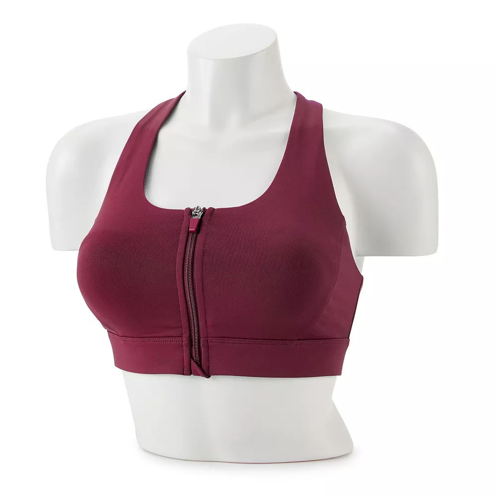 Tek Gear® Zip-Front Medium-Impact Sports Bra 24 Tek Gear® Zip-Front Medium-Impact Sports Bra - Image 24
