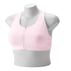 Plus Size Tek Gear® Zip-Front Medium Impact Sports Bra -Tek Gear store 4787908 Adoring Lilac