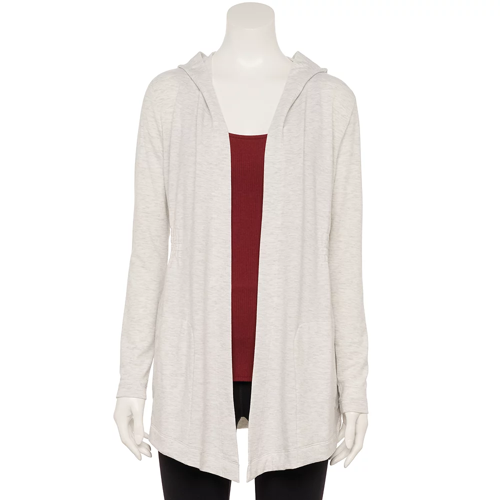 Women's Tek Gear® French Terry Hooded Wrap 3 Women's Tek Gear® French Terry Hooded Wrap - Image 3