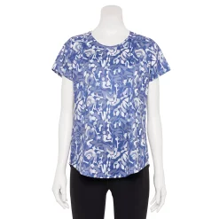 Women's Tek Gear® Performance Core Crewneck Tee -Tek Gear store 5015168 Blue Shapes