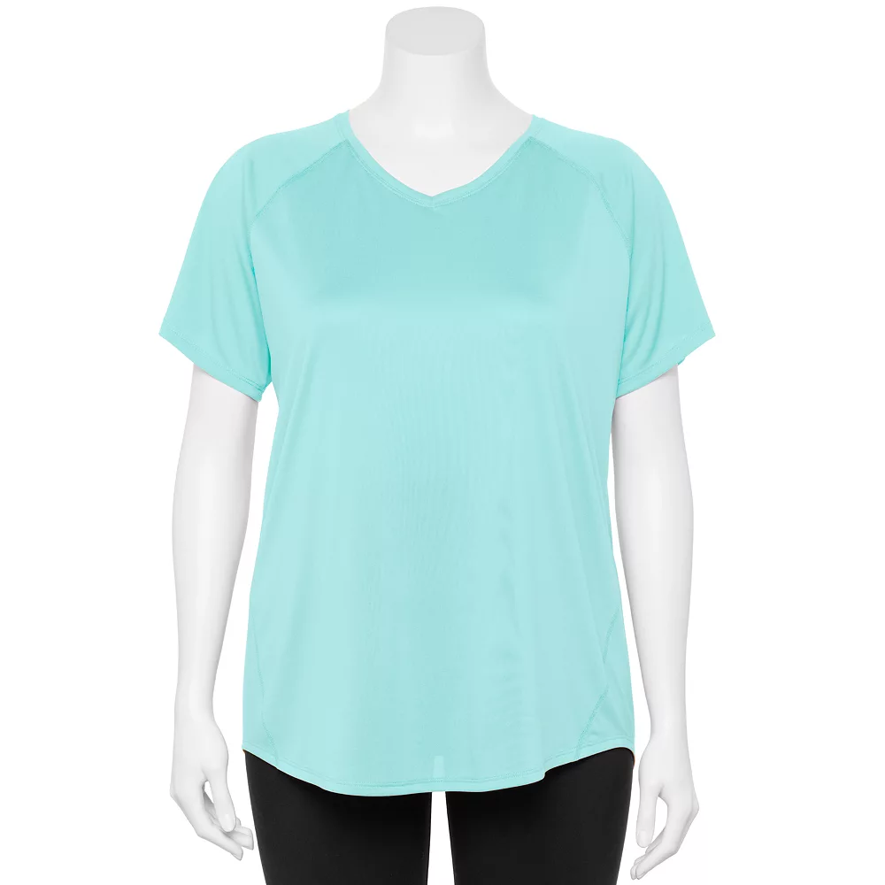 Plus Size Tek Gear® Performance Core V-Neck Tee 9 Plus Size Tek Gear® Performance Core V-Neck Tee - Image 9