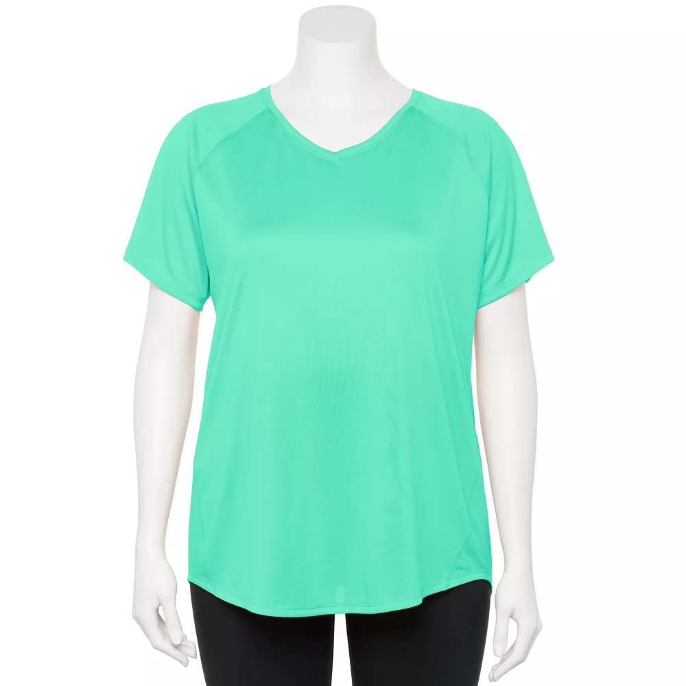Plus Size Tek Gear® Performance Core V-Neck Tee 16 Plus Size Tek Gear® Performance Core V-Neck Tee - Image 16