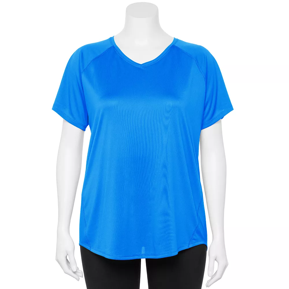 Plus Size Tek Gear® Performance Core V-Neck Tee 6 Plus Size Tek Gear® Performance Core V-Neck Tee - Image 6