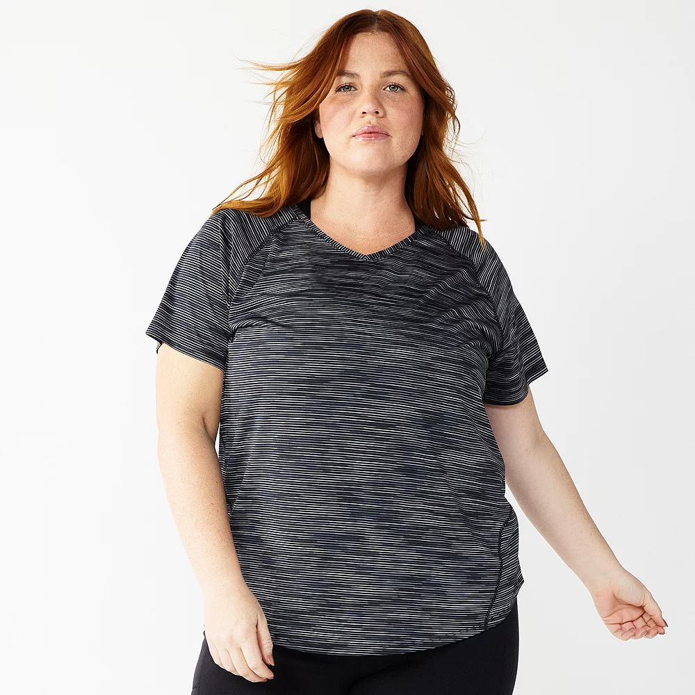 Plus Size Tek Gear® Performance Core V-Neck Tee 30 Plus Size Tek Gear® Performance Core V-Neck Tee - Image 30