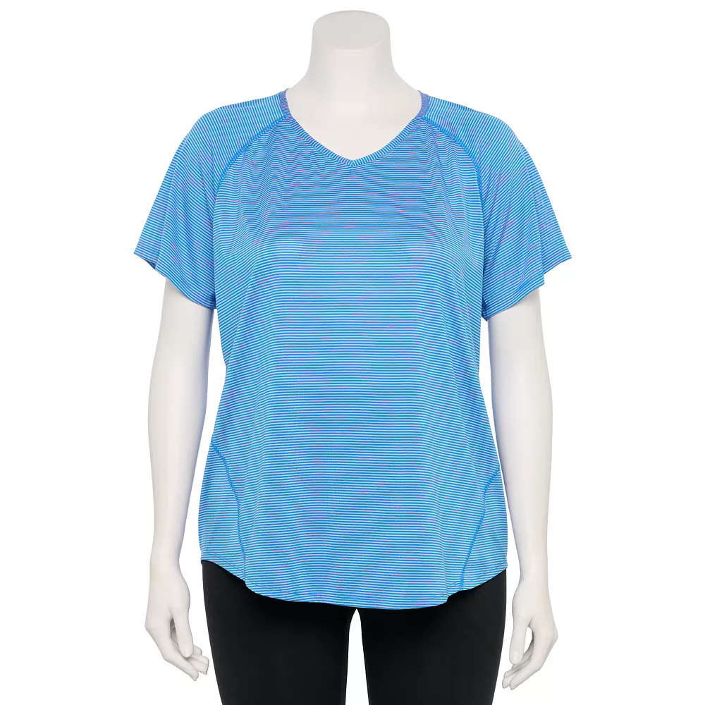 Plus Size Tek Gear® Performance Core V-Neck Tee 4 Plus Size Tek Gear® Performance Core V-Neck Tee - Image 4