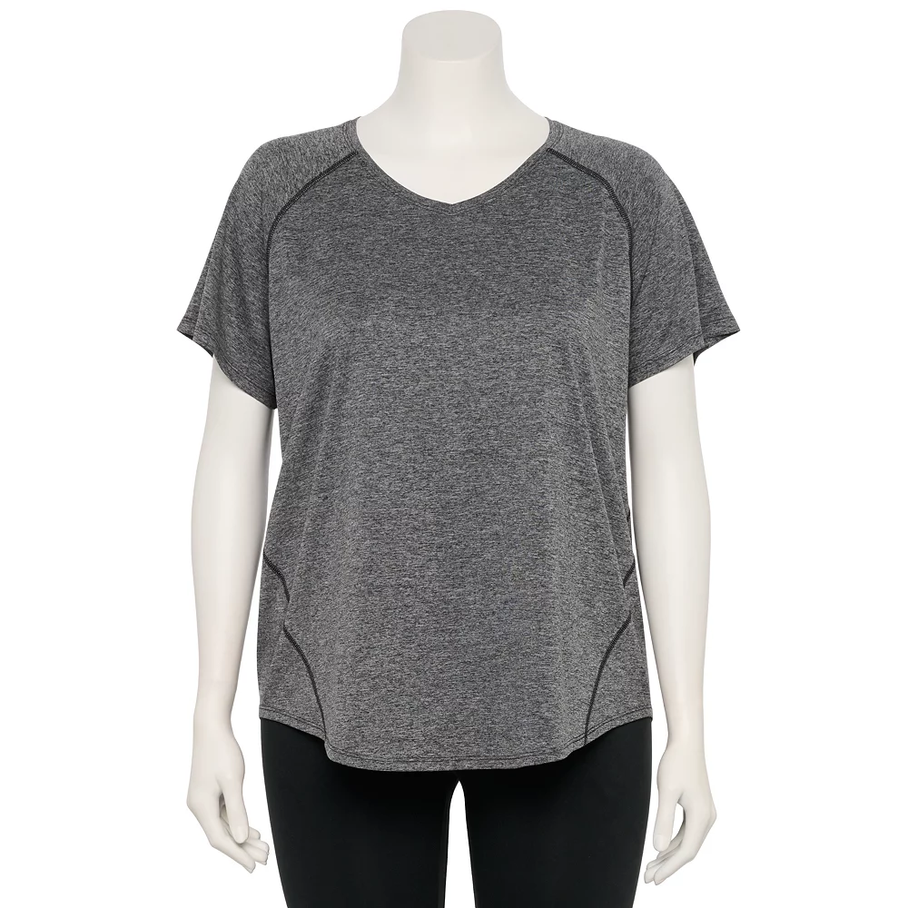 Plus Size Tek Gear® Performance Core V-Neck Tee 25 Plus Size Tek Gear® Performance Core V-Neck Tee - Image 25