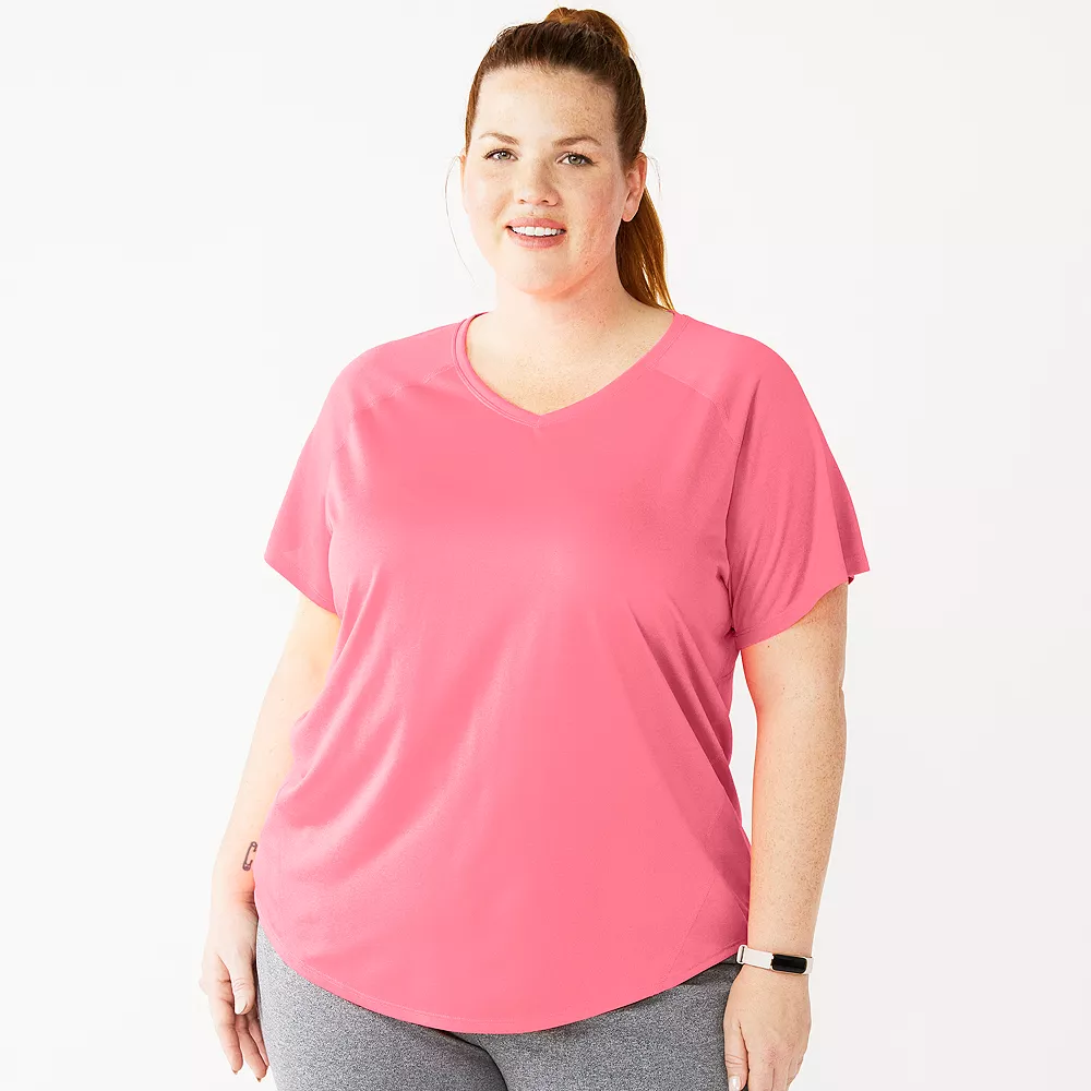 Plus Size Tek Gear® Performance Core V-Neck Tee 40 Plus Size Tek Gear® Performance Core V-Neck Tee - Image 40