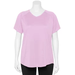 Plus Size Tek Gear® Performance Core V-Neck Tee 67 Plus Size Tek Gear® Performance Core V-Neck Tee -Tek Gear store 5016444 Daydream Purple