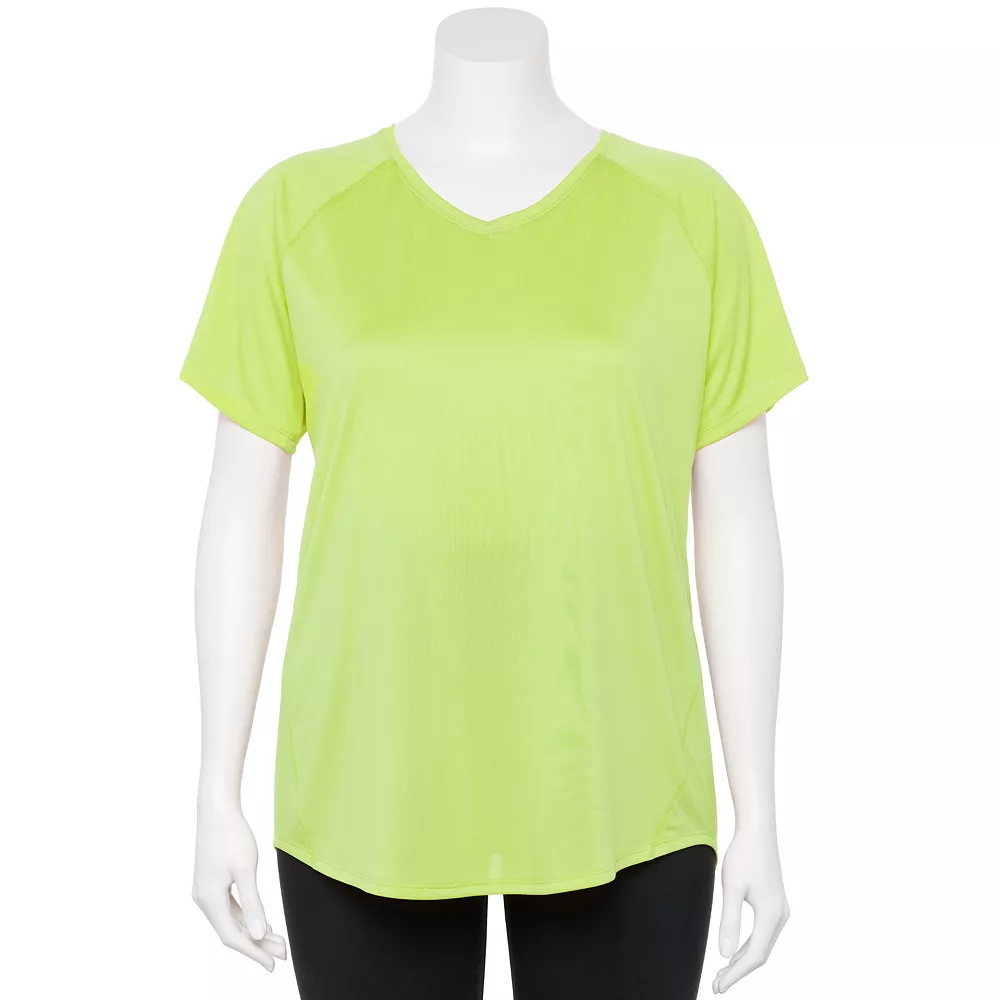 Plus Size Tek Gear® Performance Core V-Neck Tee 1 Plus Size Tek Gear® Performance Core V-Neck Tee