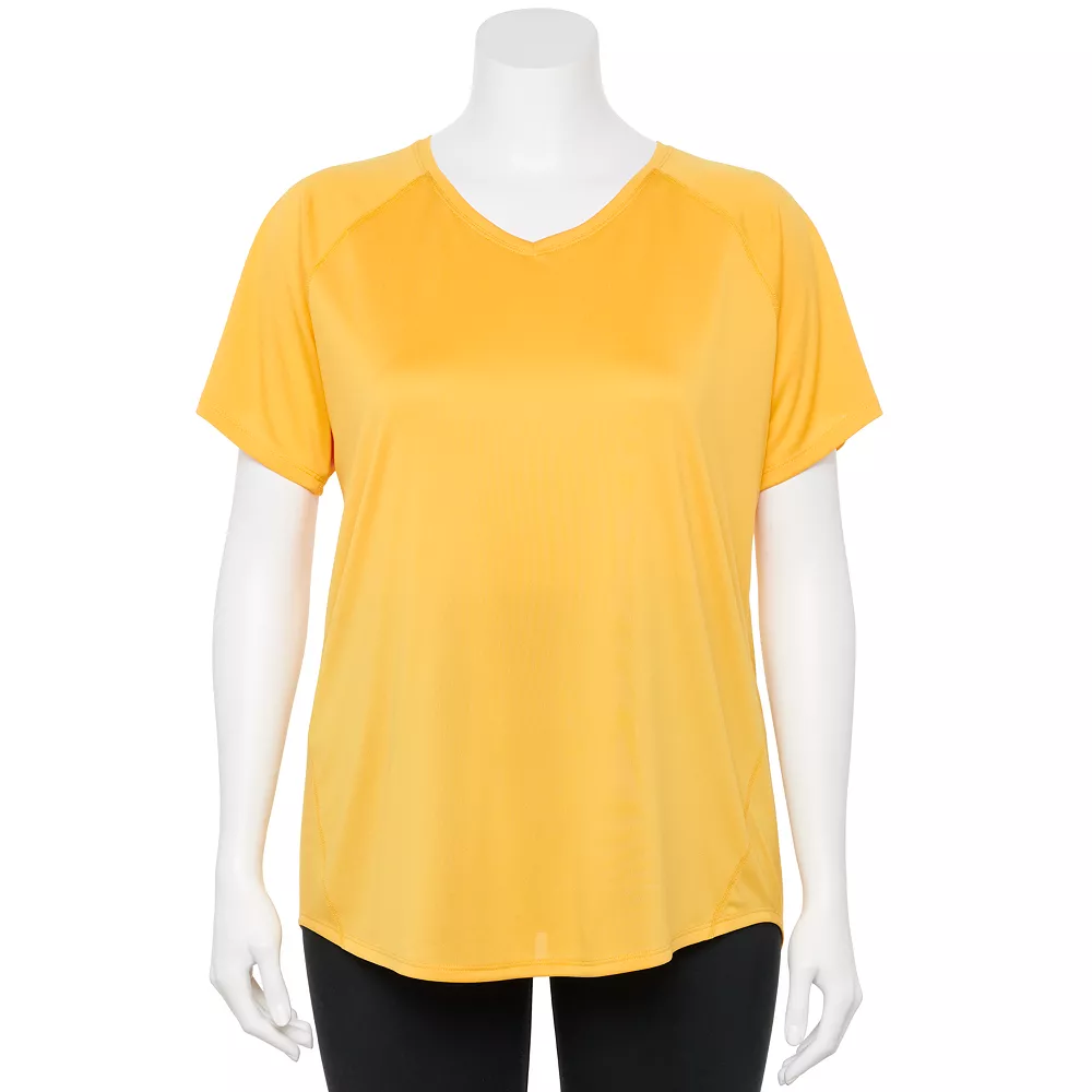 Plus Size Tek Gear® Performance Core V-Neck Tee 2 Plus Size Tek Gear® Performance Core V-Neck Tee - Image 2