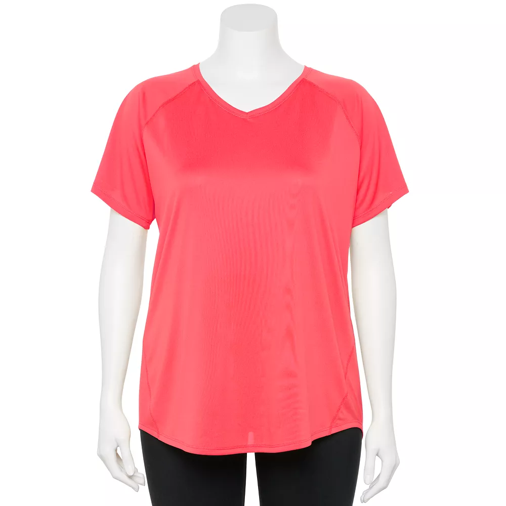 Plus Size Tek Gear® Performance Core V-Neck Tee 7 Plus Size Tek Gear® Performance Core V-Neck Tee - Image 7