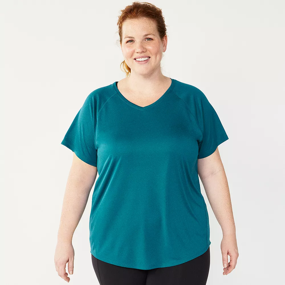 Plus Size Tek Gear® Performance Core V-Neck Tee 35 Plus Size Tek Gear® Performance Core V-Neck Tee - Image 35