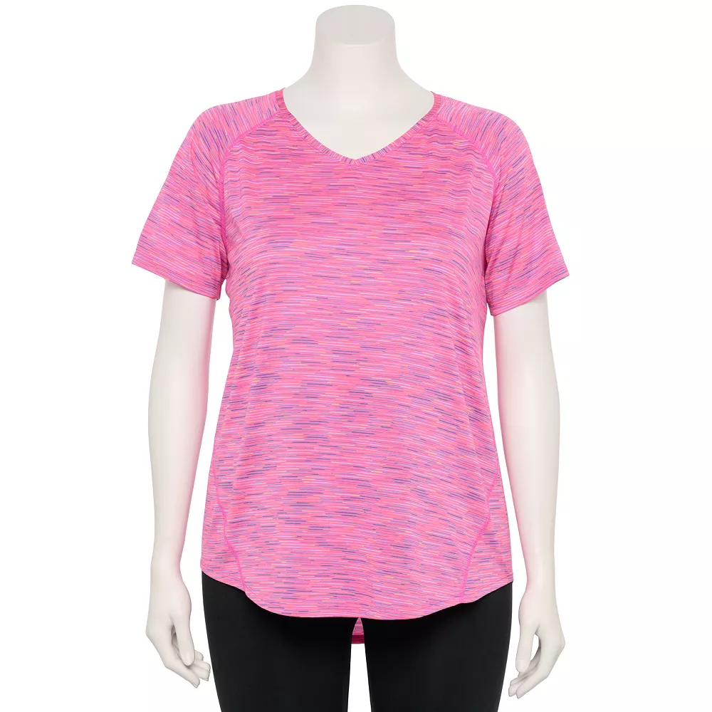 Plus Size Tek Gear® Performance Core V-Neck Tee 3 Plus Size Tek Gear® Performance Core V-Neck Tee - Image 3