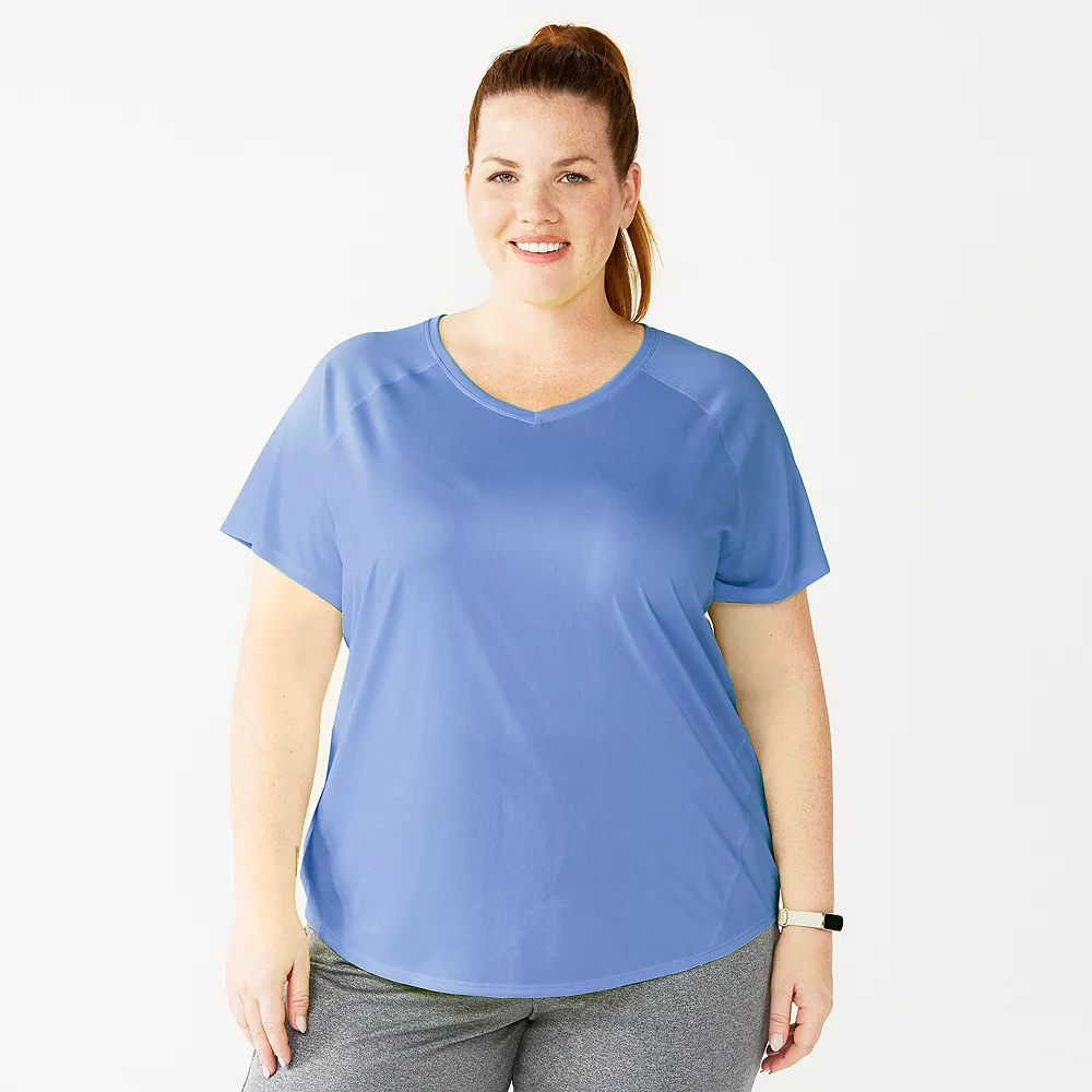 Plus Size Tek Gear® Performance Core V-Neck Tee 38 Plus Size Tek Gear® Performance Core V-Neck Tee - Image 38