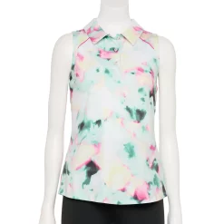 Women's Tek Gear® Sleeveless Golf Polo 19 Women's Tek Gear® Sleeveless Golf Polo -Tek Gear store 5068427 Aqua Multi Dye