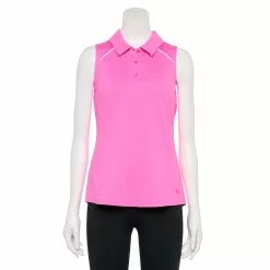 Women's Tek Gear® Sleeveless Golf Polo 21 Women's Tek Gear® Sleeveless Golf Polo -Tek Gear store 5068427 Pink Trillion