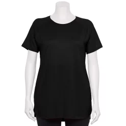 Plus Size Tek Gear® High Slit Tunic Tee -Tek Gear store 5227026 Black