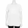 Plus Size Tek Gear® High Slit Tunic Tee 14 Plus Size Tek Gear® High Slit Tunic Tee -Tek Gear store 5227026 White