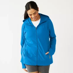 Plus Size Tek Gear® Essential Hooded Jacket 36 Plus Size Tek Gear® Essential Hooded Jacket -Tek Gear store 5227131 Beyond Blue