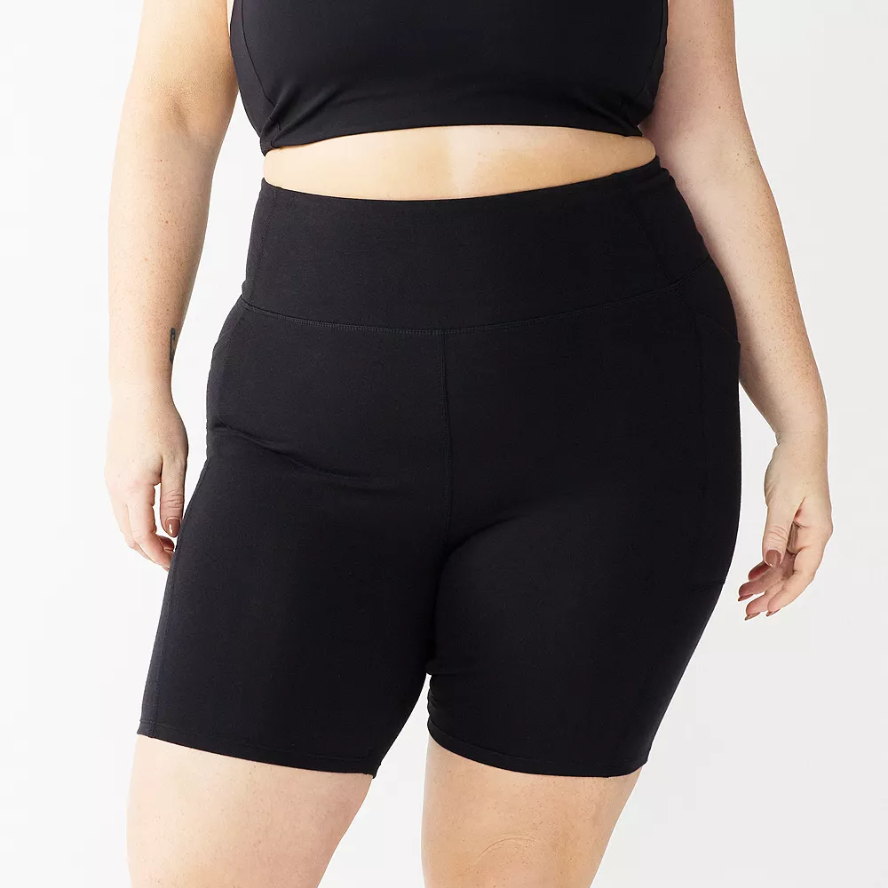 Plus Size Tek Gear® 7-in. Pocket Bike Shorts 2 Plus Size Tek Gear® 7-in. Pocket Bike Shorts - Image 2