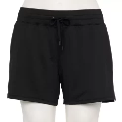 Plus Size Tek Gear® Weekend French Terry Shorts -Tek Gear store 5230775 Black