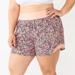 Plus Size Tek Gear® Multi-Purpose Workout Shorts 18 Plus Size Tek Gear® Multi-Purpose Workout Shorts -Tek Gear store 5231280 Coral Ditsy Floral