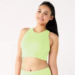 Tek Gear® Essential Low-Impact Longline Sports Bra 11 Tek Gear® Essential Low-Impact Longline Sports Bra -Tek Gear store 5232451 Brisk Mint