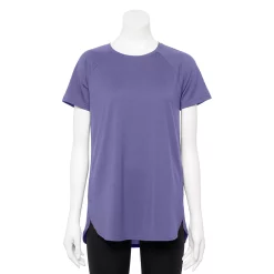Women's Tek Gear® High Slit Tunic Tee -Tek Gear store 5232496 Piper Purple