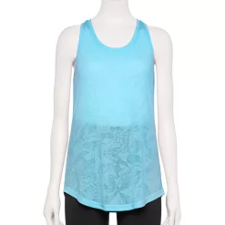 Women's Tek Gear® Racerback Tank -Tek Gear store 5232771 Blue Burnout