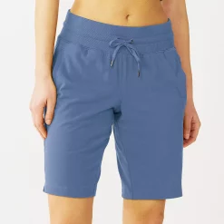 Women's Tek Gear® Essential Bermuda Shorts -Tek Gear store 5234540 Presley Purple