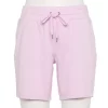 Women's Tek Gear® French Terry Weekend Bermuda Shorts 10 Women's Tek Gear® French Terry Weekend Bermuda Shorts -Tek Gear store 5234596 Daydream Purple