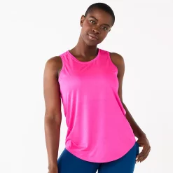 Petite Tek Gear® Core Crewneck Tank -Tek Gear store 5236238 Fuchsia Cashmere