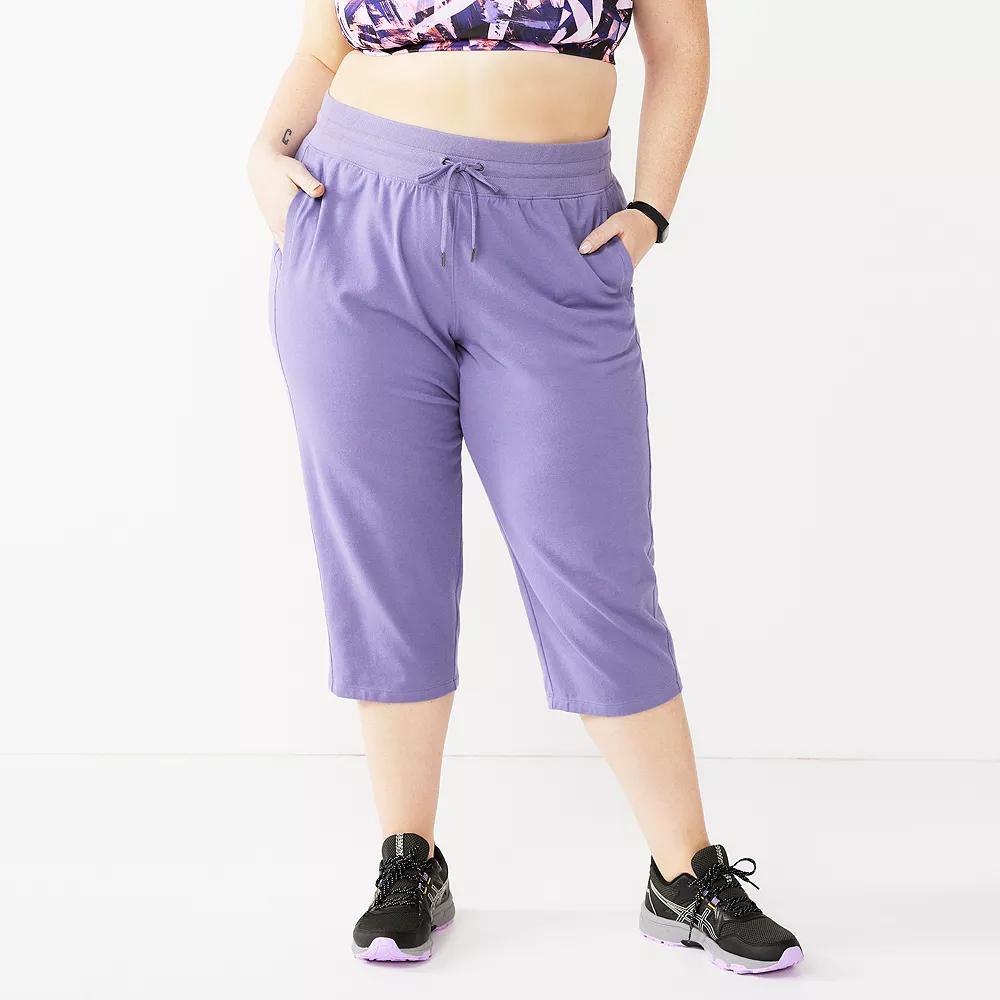 Plus Size Tek Gear® Essential Straight-Leg Capris 5 Plus Size Tek Gear® Essential Straight-Leg Capris - Image 5
