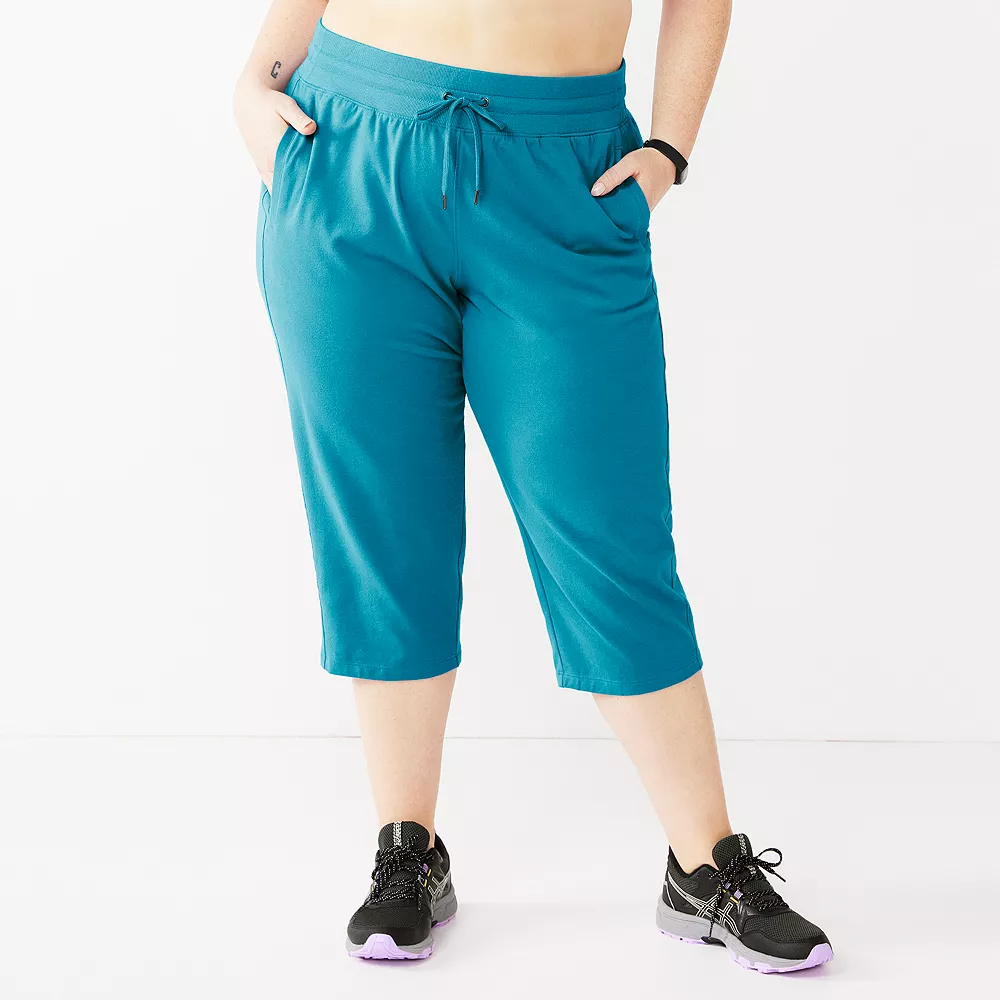 Plus Size Tek Gear® Essential Straight-Leg Capris 4 Plus Size Tek Gear® Essential Straight-Leg Capris - Image 4