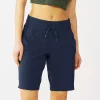 Petite Tek Gear® Essential Bermuda Shorts 7 Petite Tek Gear® Essential Bermuda Shorts -Tek Gear store 5252477 Navy Romance